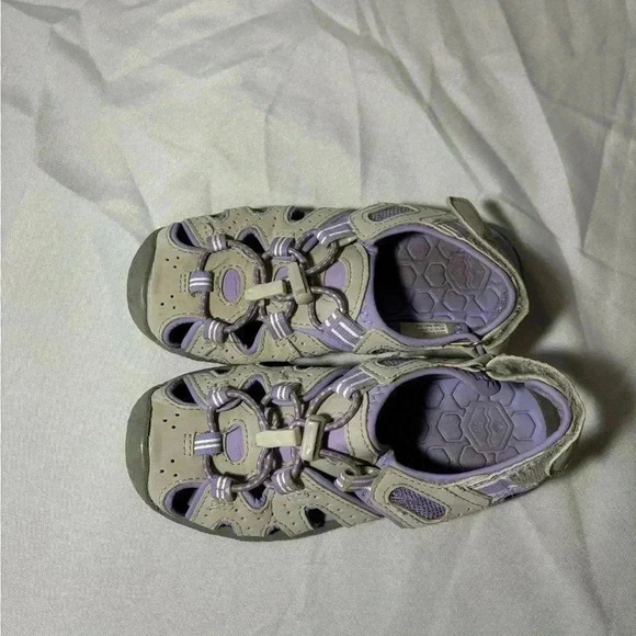 Girls size 12 khombu brand sandals, #K416 - Picture 2 of 5